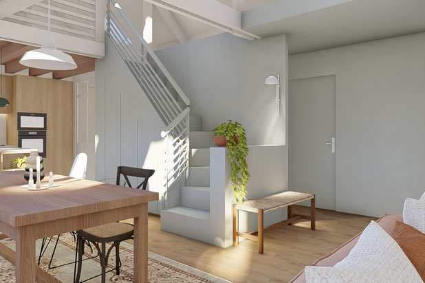 Salon-renovation-appartement-Port-Louis