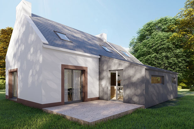 Extérieur - extension-agrandissement_extension-maison-Groix