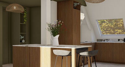 Photo d'un projet de Aménagement Appartement à Lorient