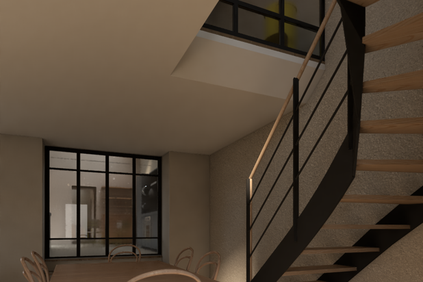 Salle à manger-renovation-maison-Coutances