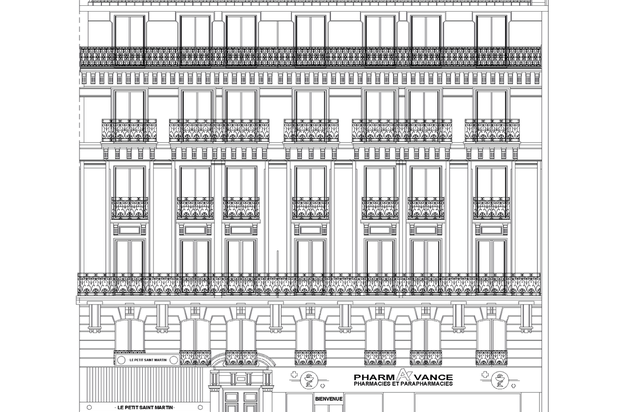 FSM - existant - façade rue-construction-appartement-Paris