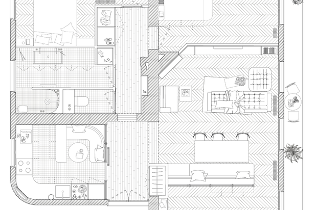 FSM - projet - plan-construction-appartement-Paris