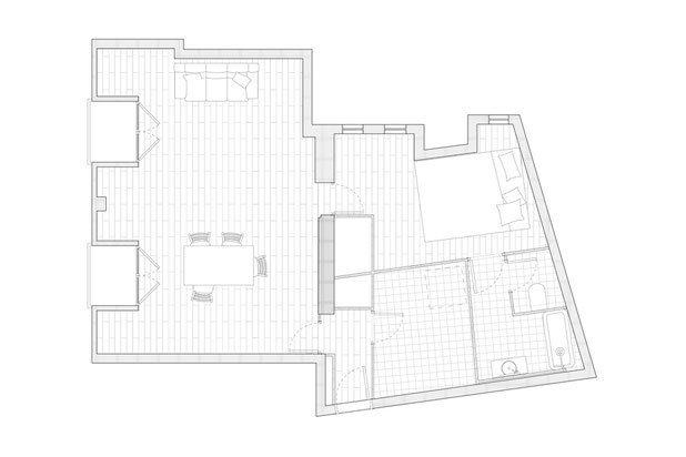 RIV - plan existant-renovation-appartement-Paris