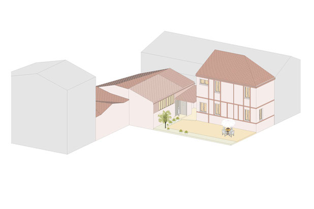 Vue de l'existant-agrandissement_extension-maison-Reims