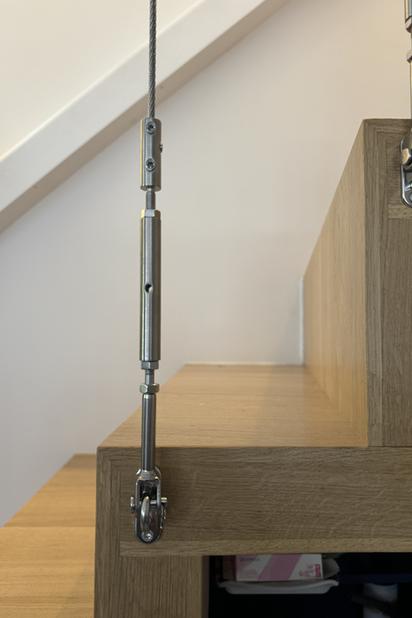 Détail de l'escalier-agrandissement_extension-appartement-Paris