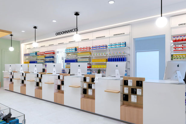 Pharmacie Floréal-amenagement-boutique_local-Agen