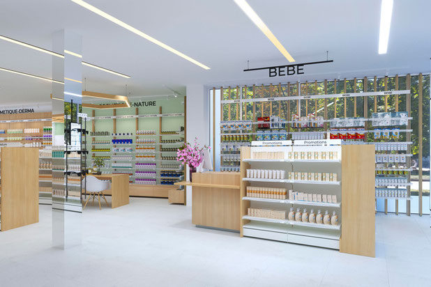 Pharmacie Floréal-amenagement-boutique_local-Agen