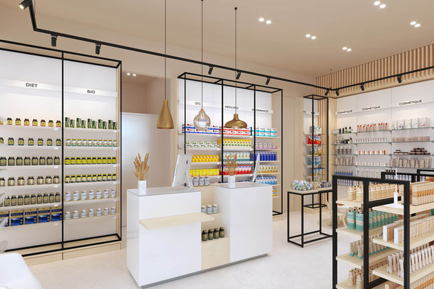 Pharmacie Porte de Bourgogne-renovation-boutique_local-Bordeaux