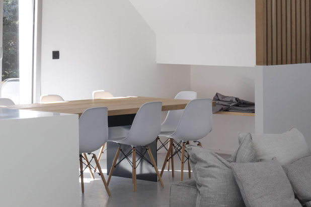 Espace salle-à-manger-construction-maison-Le Pouliguen