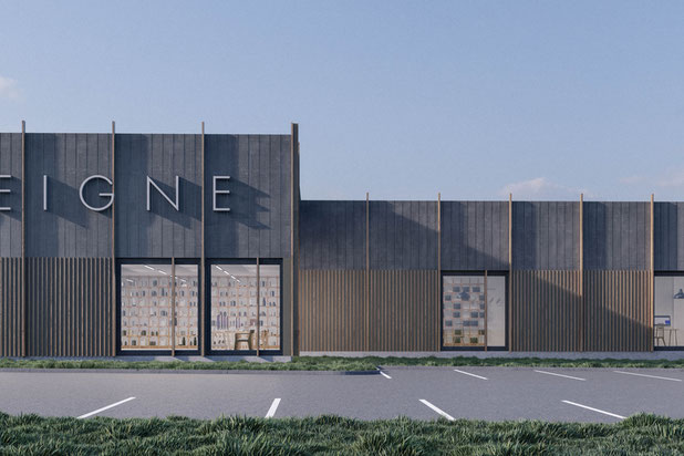 Détail façade-renovation-bureaux-Nantes