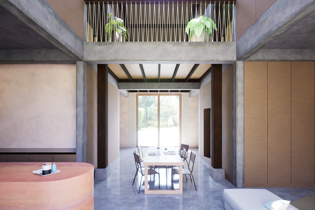 Vue sur le lieu de vie-rehabilitation-maison-Cernay-lès-Reims