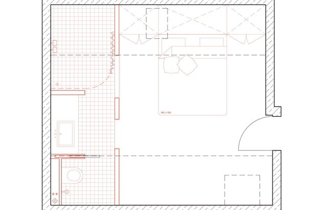 Plan de la suite parentale-amenagement-maison-Moyaux