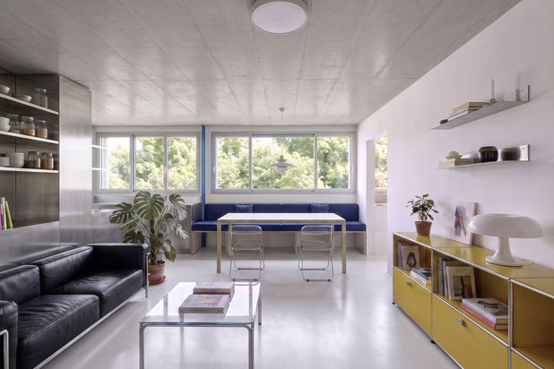 Séjour-renovation-appartement-Paris