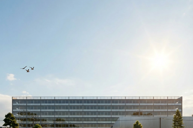 Entrée du quartier-construction-logement-Caen