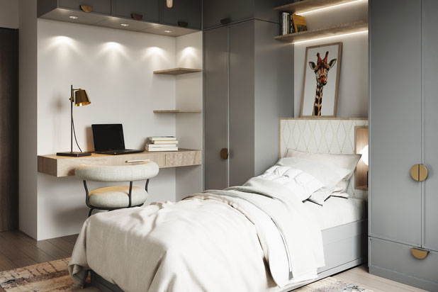 Chambre enfant 3-renovation-appartement-Paris