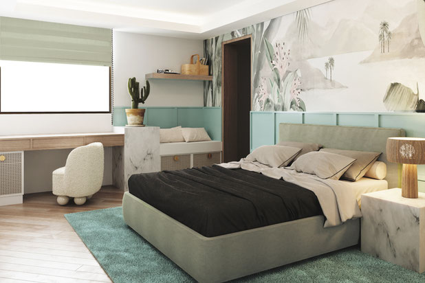 Chambre 2-amenagement-maison-Nice