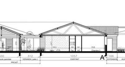 Photo d'un projet de Agrandissement Extension Maison à Coëx