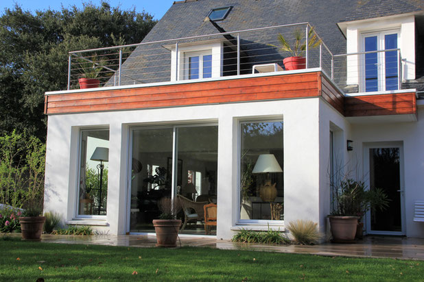 Néo-breton au contemporain-agrandissement_extension-maison-Le Pouliguen