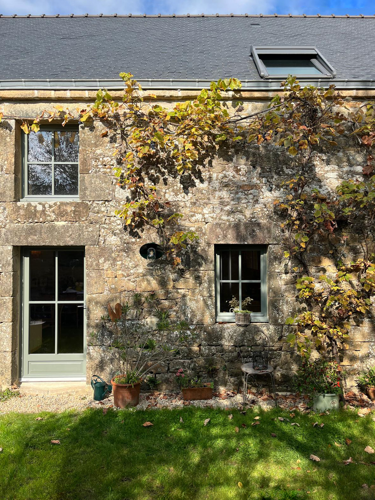 AVANT/APRES & ENDUIT CHAUX CHANVRE - PROJET SEPTEMBRE – rénovation de maison Saône-et-Loire