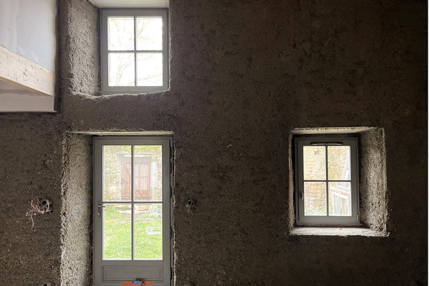 Enduit chaux/chanvre - Projet Septembre-renovation-maison-Lorient