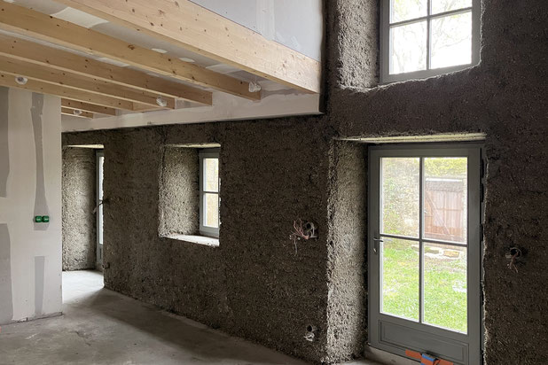 Enduit chaux/chanvre - Projet Septembre-renovation-maison-Lorient