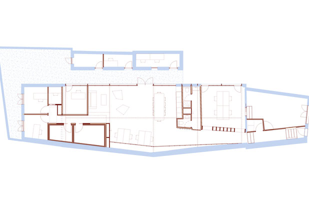 Plan niveau RDC-renovation-atelier_loft-Bagnolet