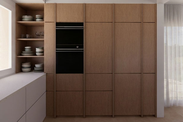 Vue intérieure façade de cuisine-renovation-maison-Houilles