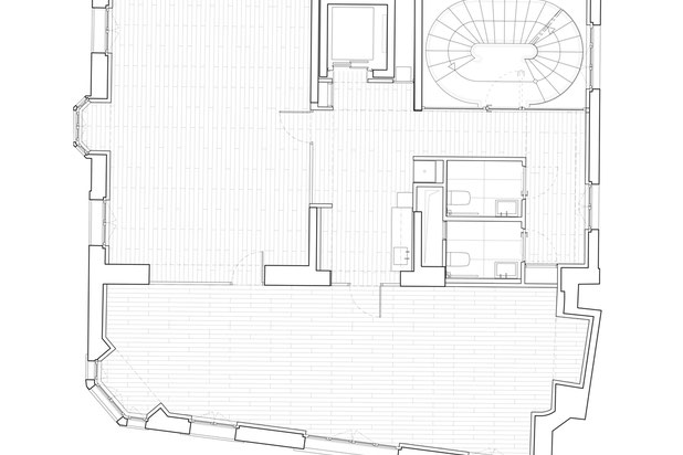 Plan d'étage type-rehabilitation-bureaux-Paris