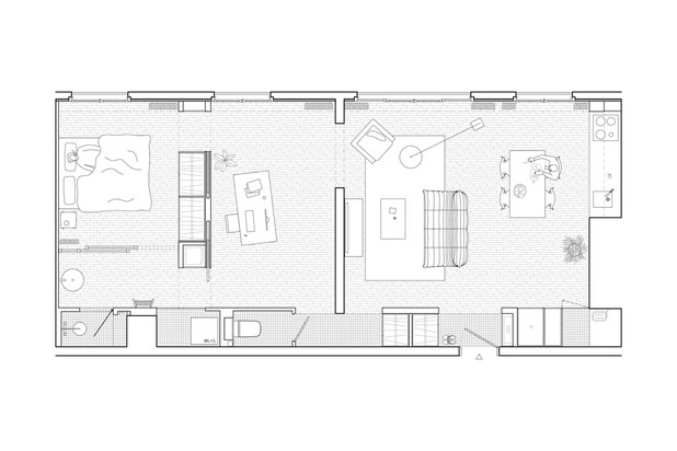 Plan projet-rehabilitation-appartement-Paris