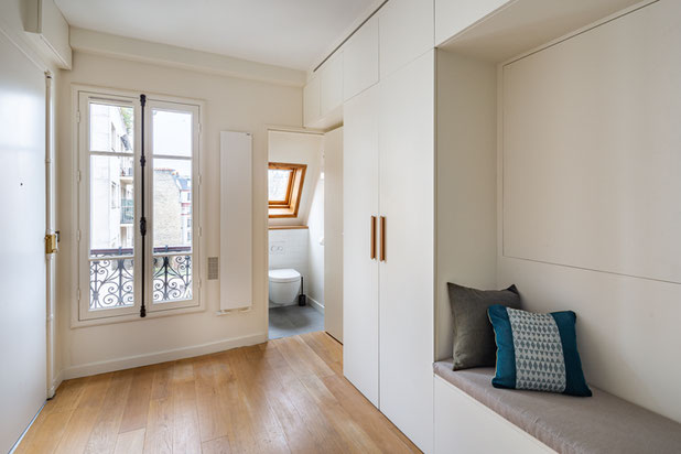 Entrée pratique-renovation-appartement-Paris