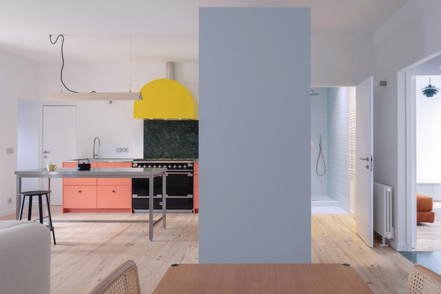 Pièce de vie-renovation-appartement-Bayonne