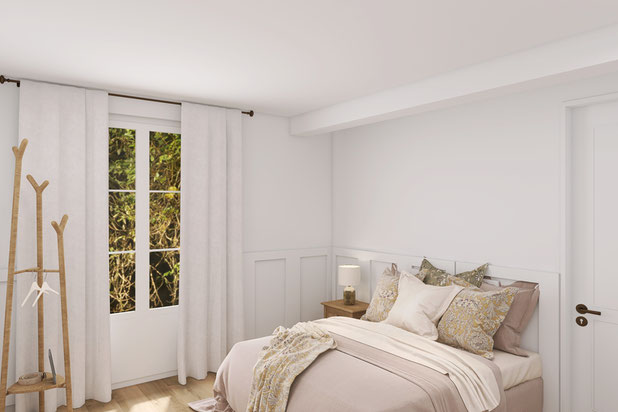 Chambre 1-renovation-maison-Bénodet