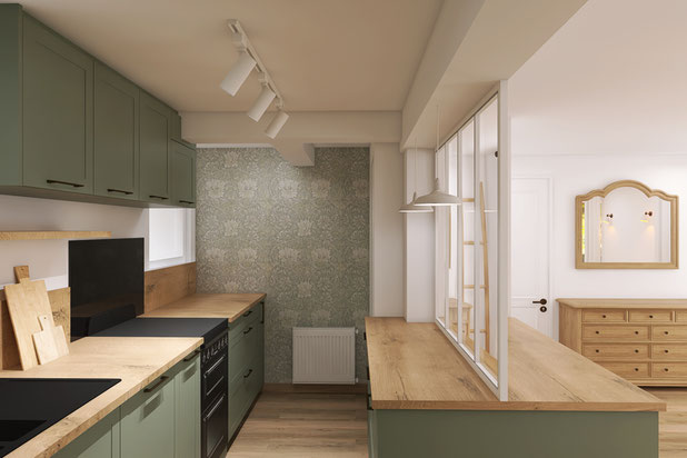 Cuisine-renovation-maison-Bénodet