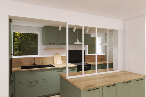 Cuisine-renovation-maison-Bénodet