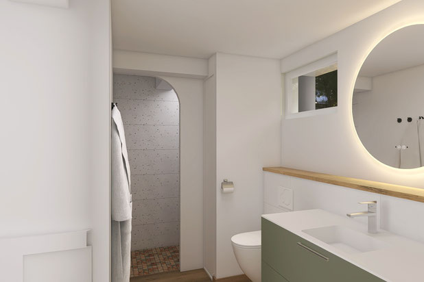Salle de douche-renovation-maison-Bénodet