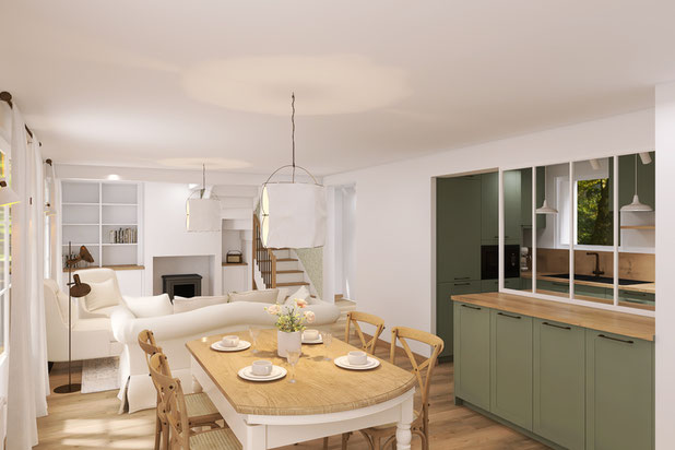 Séjour-renovation-maison-Bénodet