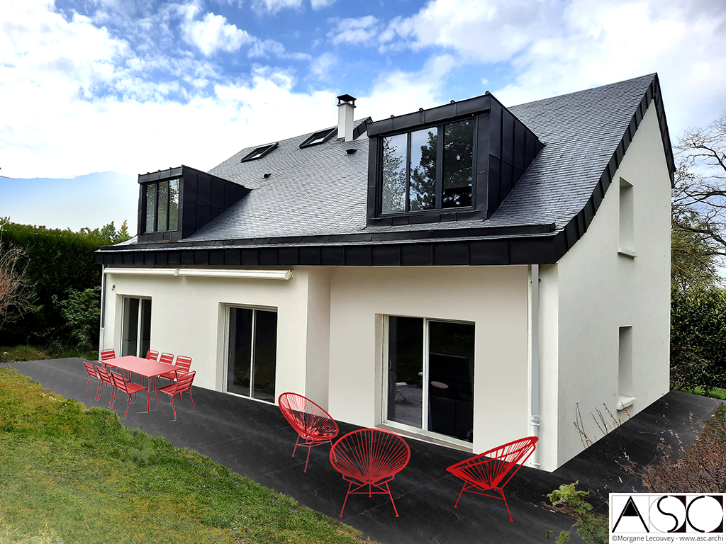 LUCARNES & ISOLATION ITE d'une maison individuelle en IDF – extension de maison Sarthe LUCARNES & ISOLATION ITE d'une maison individuelle en IDF – extension de maison Sarthe