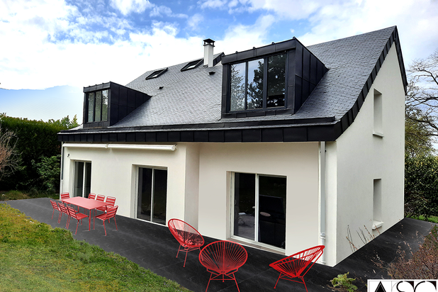 PROJET - Côté jardin-agrandissement_extension-maison-Rueil-Malmaison