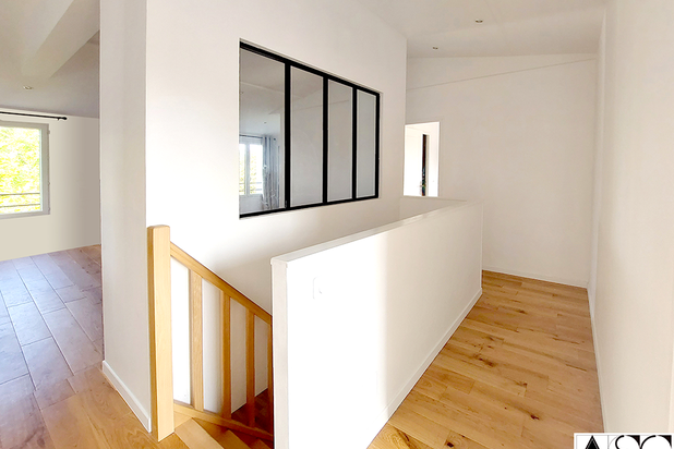 Circulation-surelevation-maison-Le Plessis-Trévise