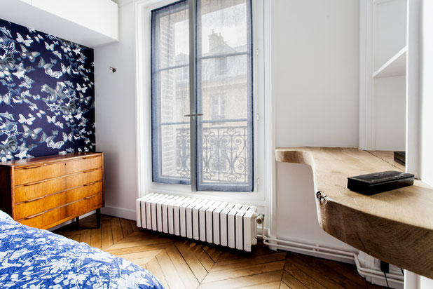 Chambre et bureau-renovation-logement-Paris