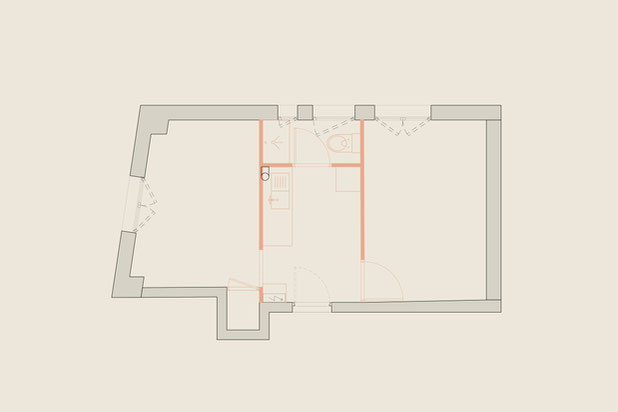 PLAN EXISTANT - DEMOLITION-renovation-appartement-Paris