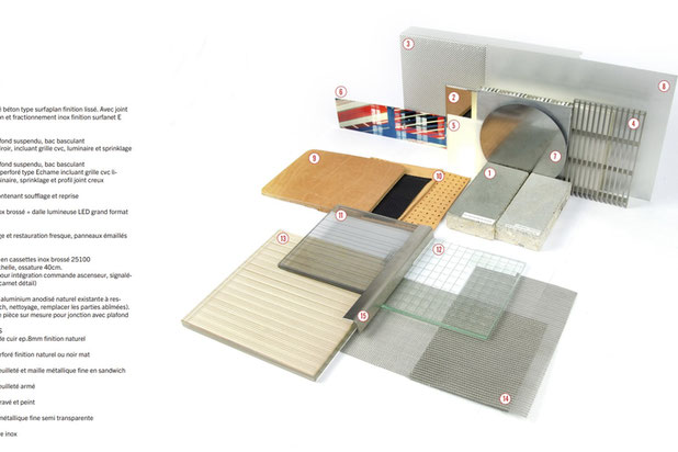PLANCHE MATERIAUX DU PROJET-renovation-bureaux-Paris