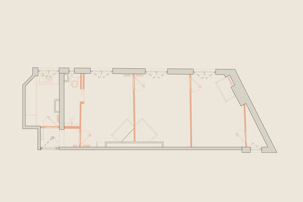 PLAN EXISTANT - DEMOLITION-renovation-appartement-Paris