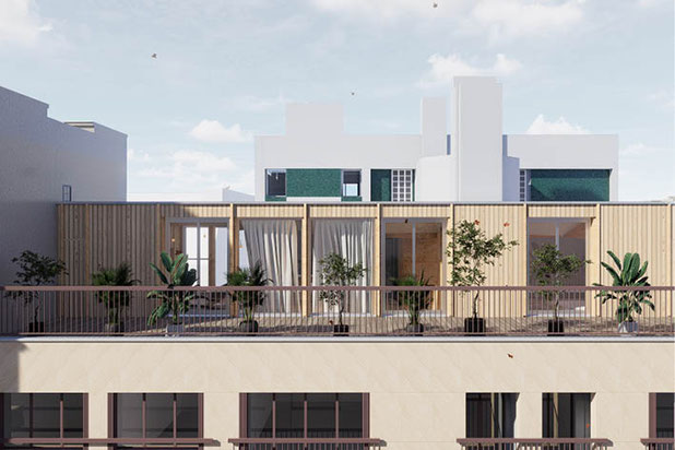 Extension Au-Clair-surelevation-immeuble-Paris