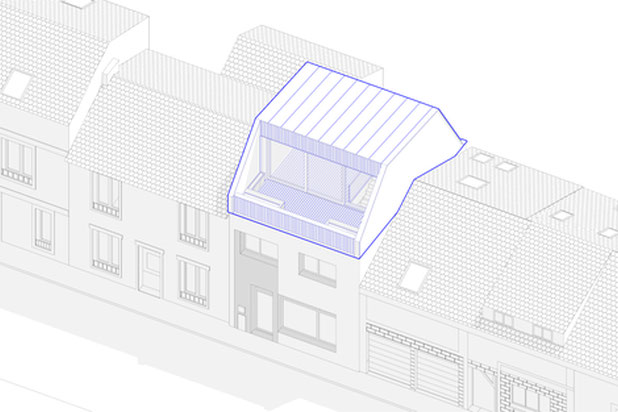 Le nid des pinsons-surelevation-maison-Châtillon