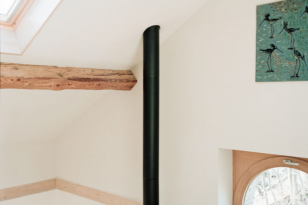 Vue depuis la nouvelle mezzanine-renovation-maison-Confignon