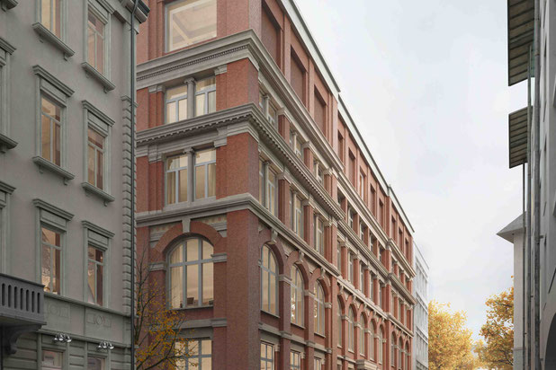 Vue depuis la rue-surelevation-equipement-Saint-Gall