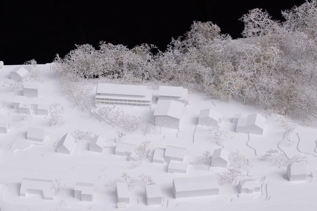 Maquette de situation-construction-logement-Fribourg