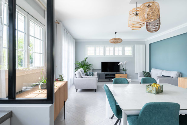 Salle à manger-renovation-maison-Saint-Gratien