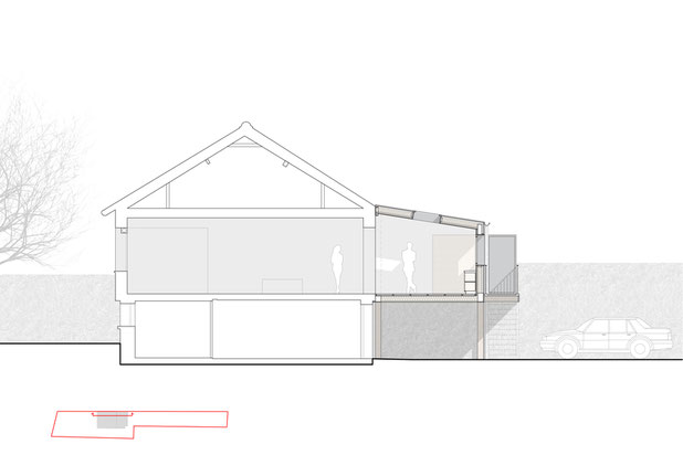 Coupe transversale-agrandissement_extension-maison-Longpont-sur-Orge